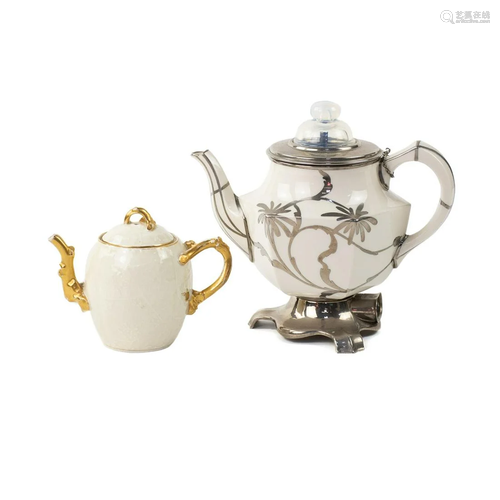 Rochester Electric Percolator and Limoges Teapot