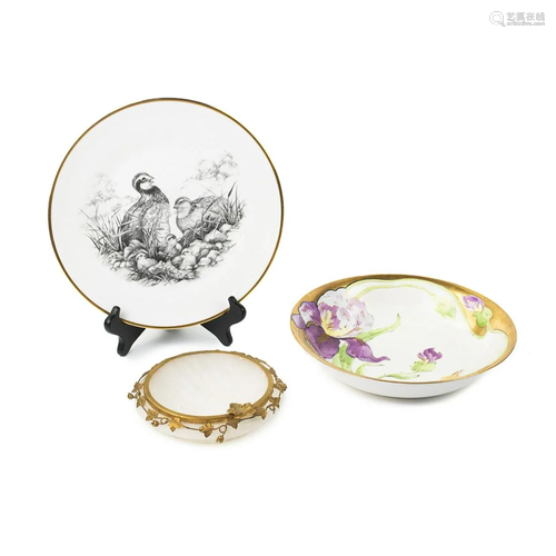 Grouping of Dishes Inc. Boehm and Limoges