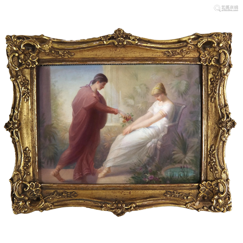 Johner Porcelain Plaque 