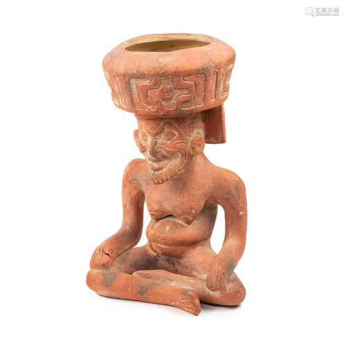 Mesoamerican Terracotta Effigy Figure