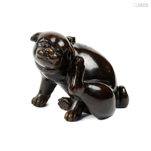 Wildwood Imports Bronze Bulldog Statue