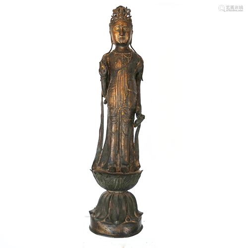 Chinese Compound Metal Figure of Quanyin