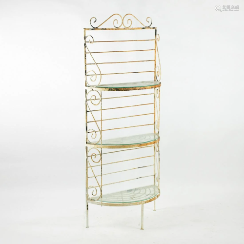 French Demilune Bakers Rack