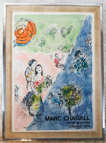 Marc CHAGALL: Four Seasons - Lithograph