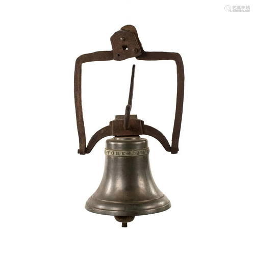 Early 19th C James P. Allaire Steamboat Bronze Bell