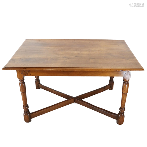 William & Mary Cut-Down Refectory Table