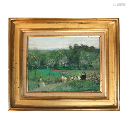 Jules Rene HERVE: Landscape - Painting