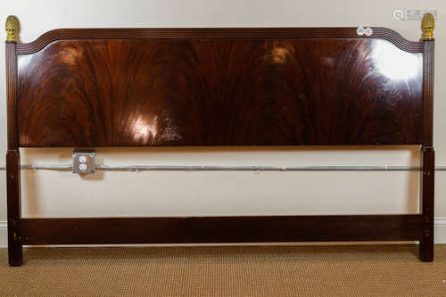 REGENCY STYLE MAHOGANY KING SIZE HEADBOARD