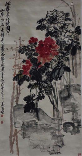 WUCHANGSHUO VERTICAL AXIS PAINTING