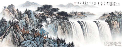 WANGYONGLIANG VERTICAL AXIS PAINTING