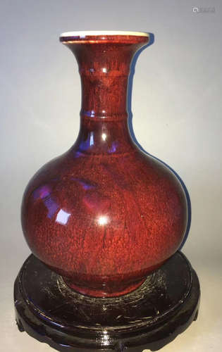 YONGZHENG MARK KILN GLAZE VASE