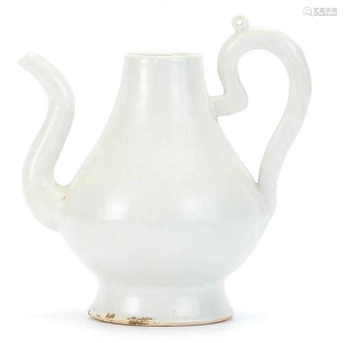 ZHENGDE MARK WHITE GLAZE POT