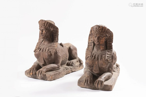 Central Europe, around 1790, Pair of Terracotta