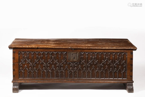 Gothic 16th century Chest.