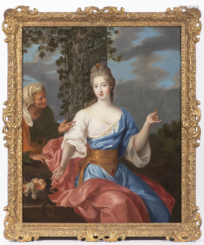 French Master, Early 18th Century, Portrait of a Lady.