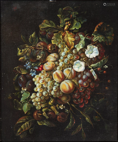 Still Life with Fruit and Flowers 19th century