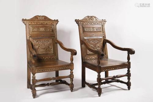 Pair of Armchairs, 18th century