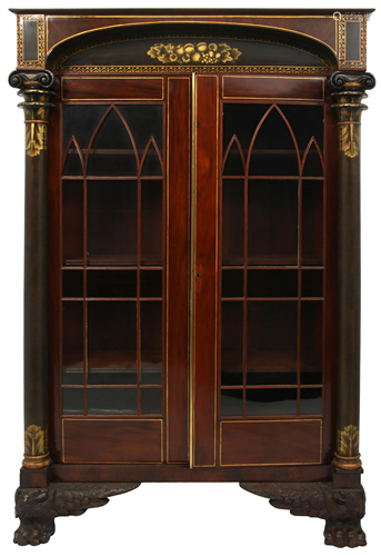 Attr. Joseph Meeks & Sons Empire Bookcase