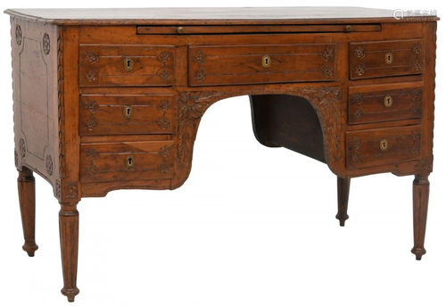 Louis XVI Walnut Writing Desk