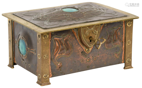 McVitie & Price Art Nouveau Jewelry Box