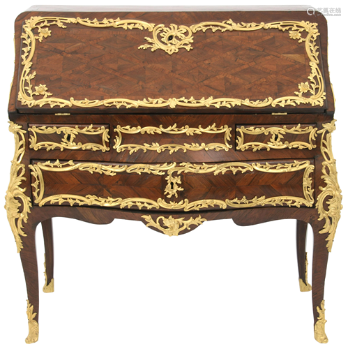 Guillaume Schwingkens Louis XV Bureau en Pente