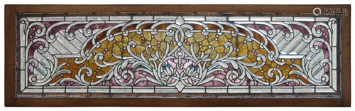 Chicago Leaded Glass Transom Window