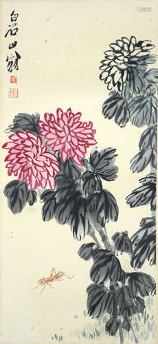 A CHINESE AUTUMN PAINTING, QI BAISHI MARK