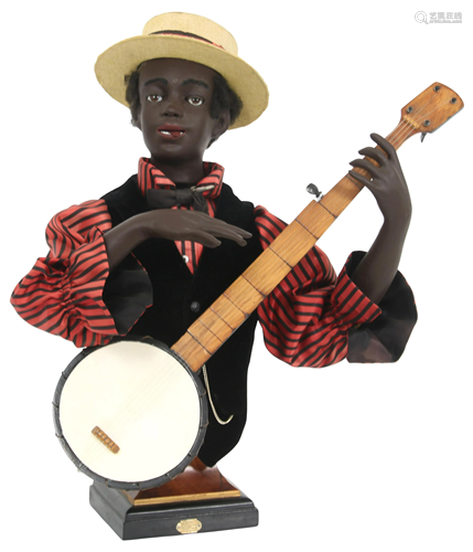 Gustave Vichy Banjo Player Automaton