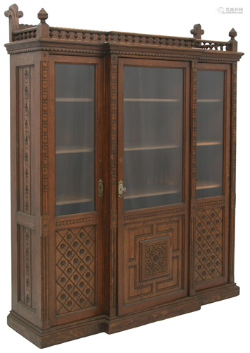 Daniel Pabst Three-Door Bookcase