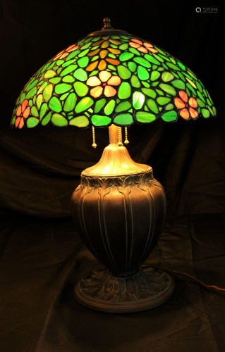 Antique Leaded Lamp