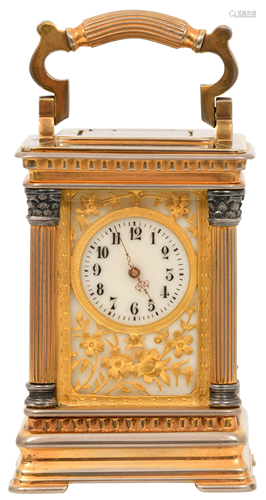 French Miniature Carriage Clock