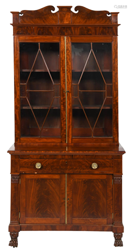 Empire Mahogany Secretary Desk