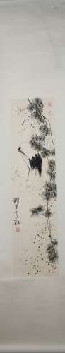 A Qin tianzhu's flower and bird painting