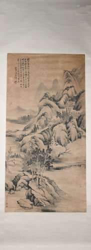 A Guan huai's landscape painting