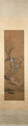 A Zhao mu's horse painting