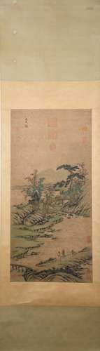 A Ma yuan's landscape painting