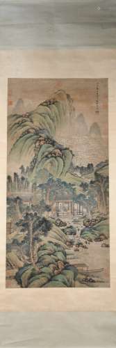 A Yun linsheng's landscape painting