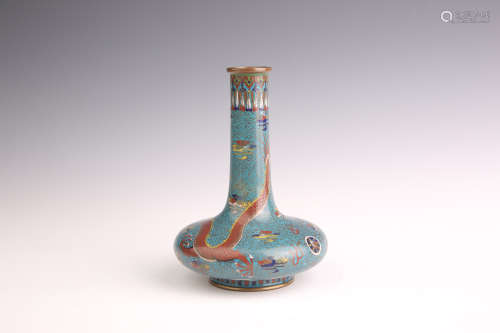 A Cloisonne Dragon Pattern Vase