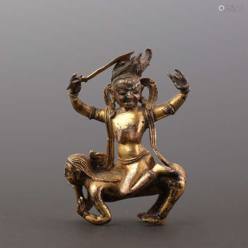 A Gilt Bronze Buddha Figure
