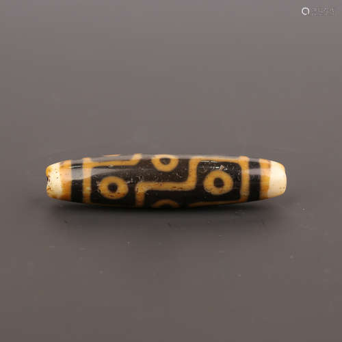 Nine Eyes Dzi Bead