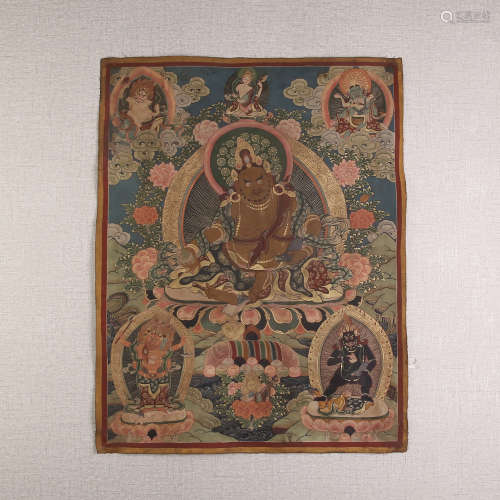 A Tangka Painting of Buddha