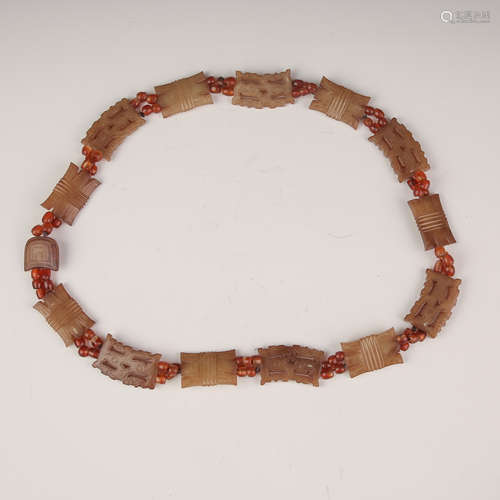 A Set of Jade Necklance