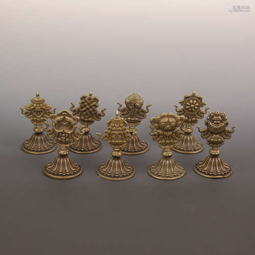 Eight Brone Treasures Buddhist Ornaments