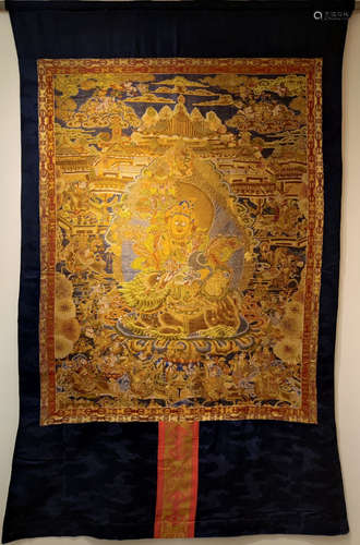 BUDDHA PATTERN THANGKA