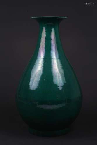 绿釉玉壶春大瓶