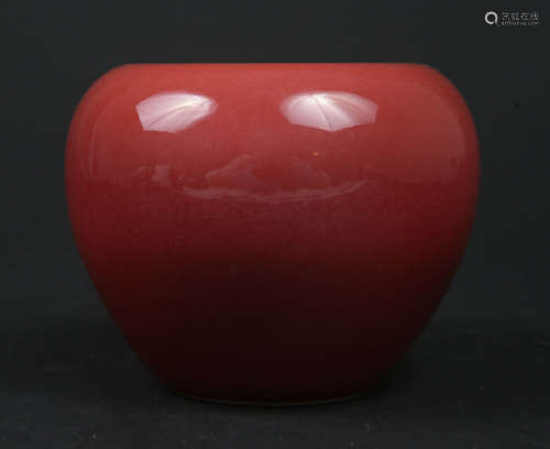 红釉苹果樽