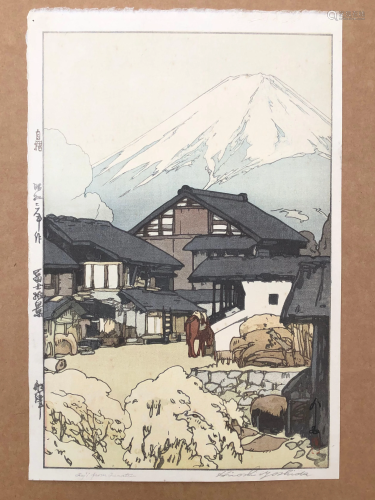 Japanese Woodblock Print Hiroshi Yoshida
