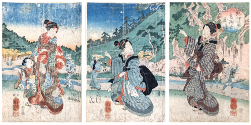Japanese Woodblock Print Utagawa Kuniyoshi