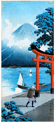 Japanese Woodblock Print Takahashi Shotei