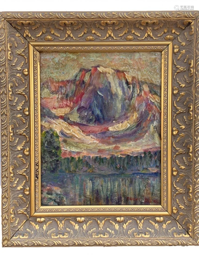 Impressionist Oil on Panel - Edgar Payne